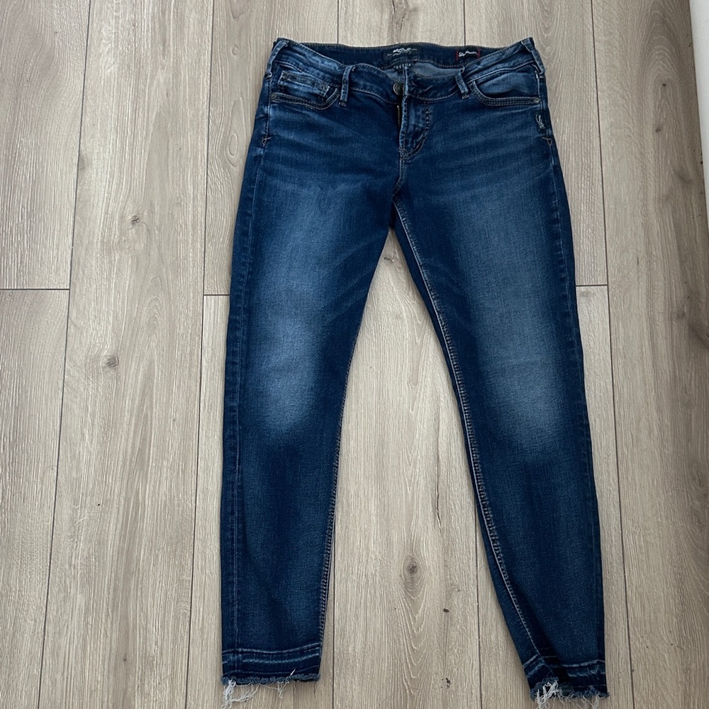 Silver Blue Women's Jeans